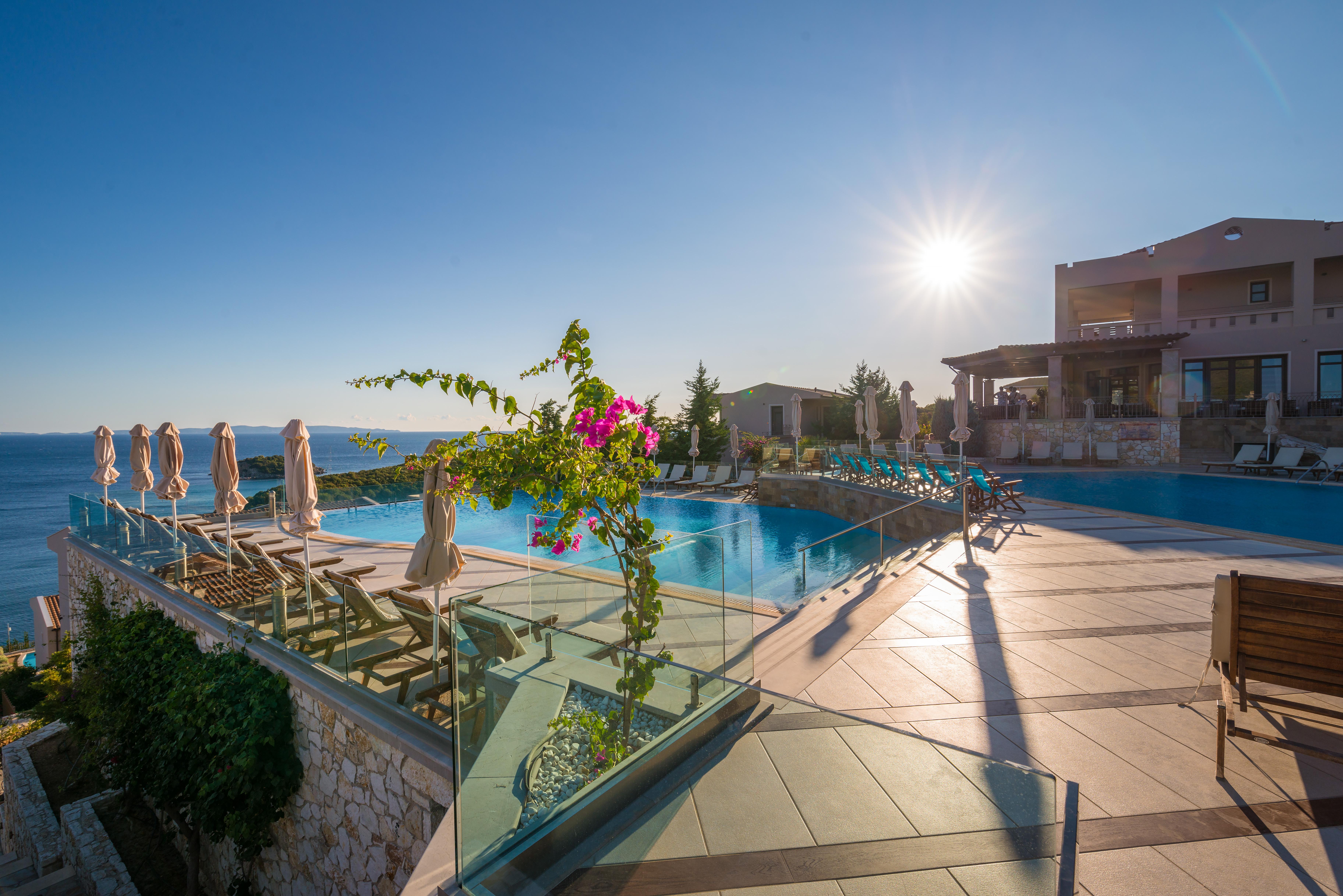 Sivota Hotel Bagian luar foto